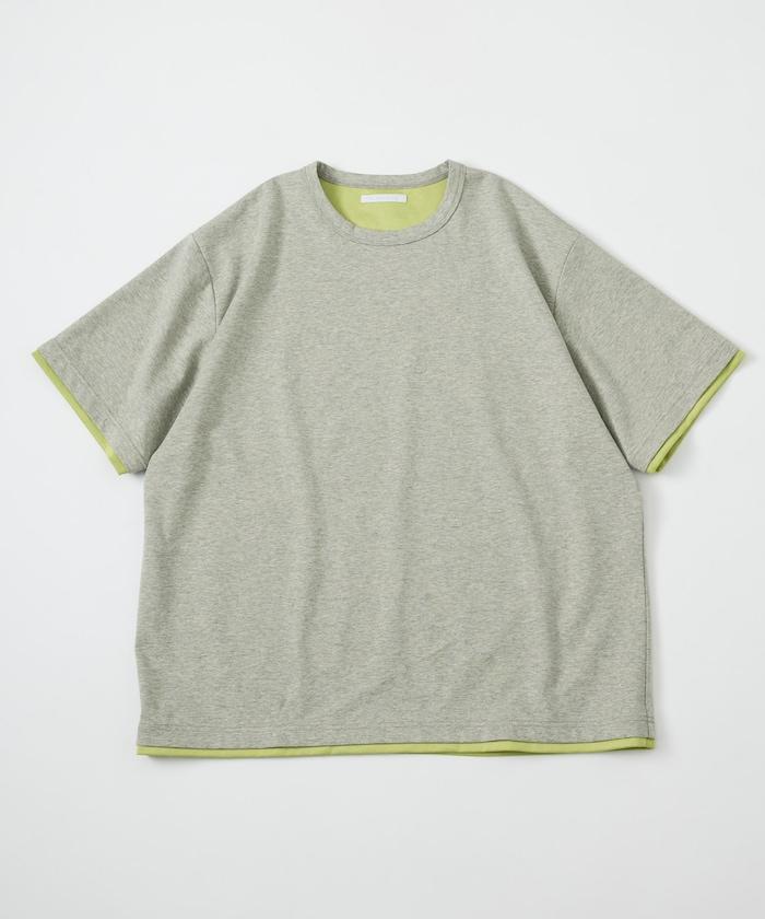 可雙面穿寬鬆版 配色設計 空氣層短袖T恤