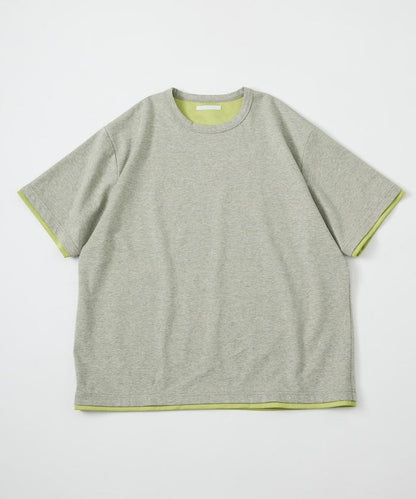 可雙面穿寬鬆版 配色設計 空氣層短袖T恤