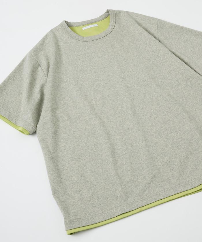 可雙面穿寬鬆版 配色設計 空氣層短袖T恤