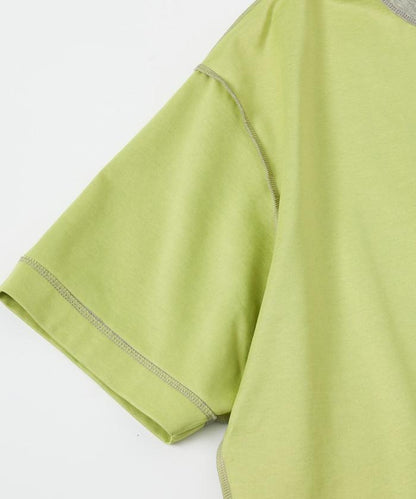 可雙面穿寬鬆版 配色設計 空氣層短袖T恤