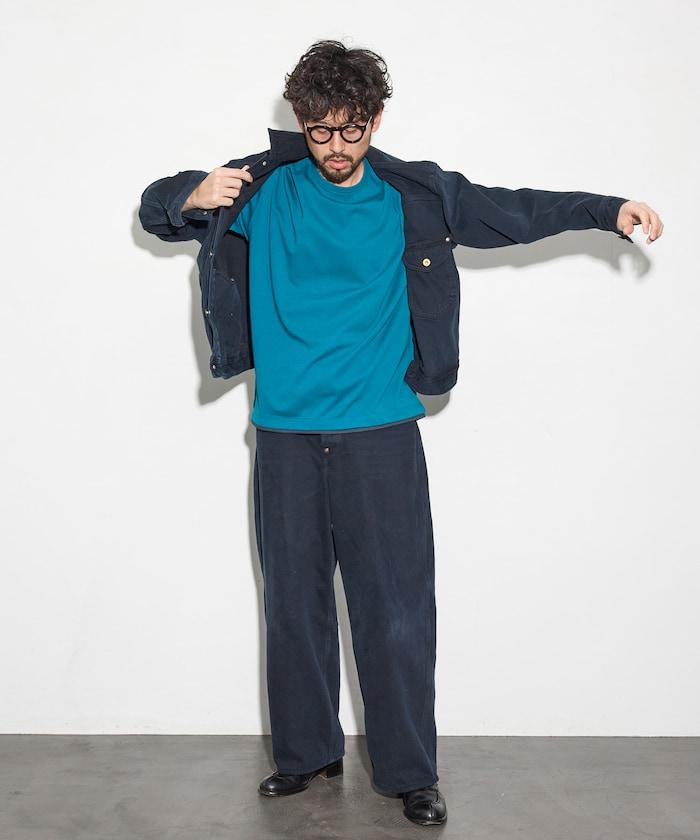 可雙面穿寬鬆版 配色設計 空氣層短袖T恤