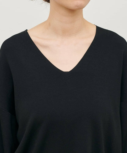 UV接觸冷感 寬鬆 deep V 針織上衣