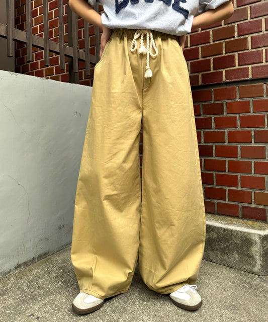 UNISEX 大碼可選 彎刀版型 撞色縫線 涼感 褲子