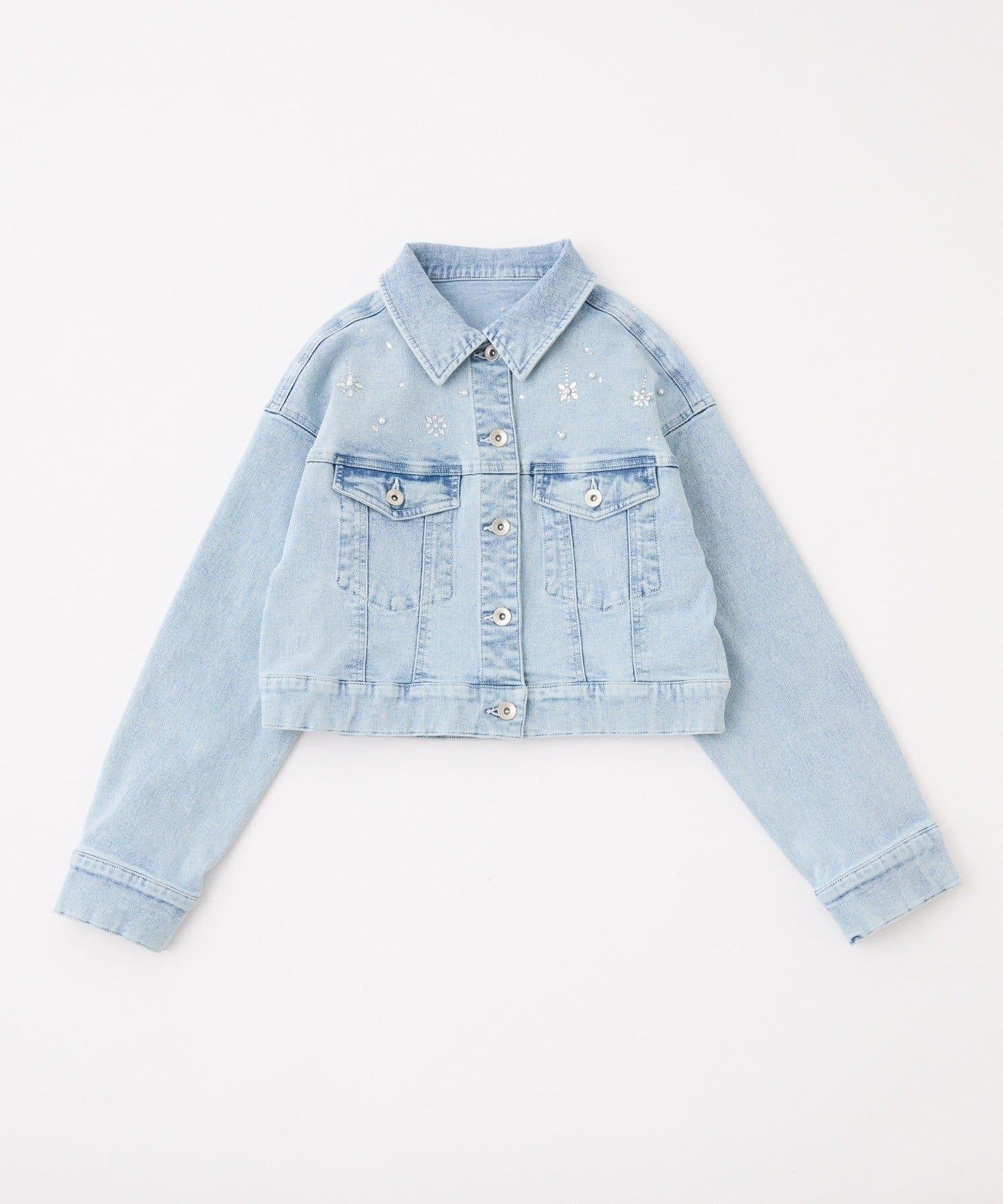 one after another 寶石裝飾 牛仔夾克