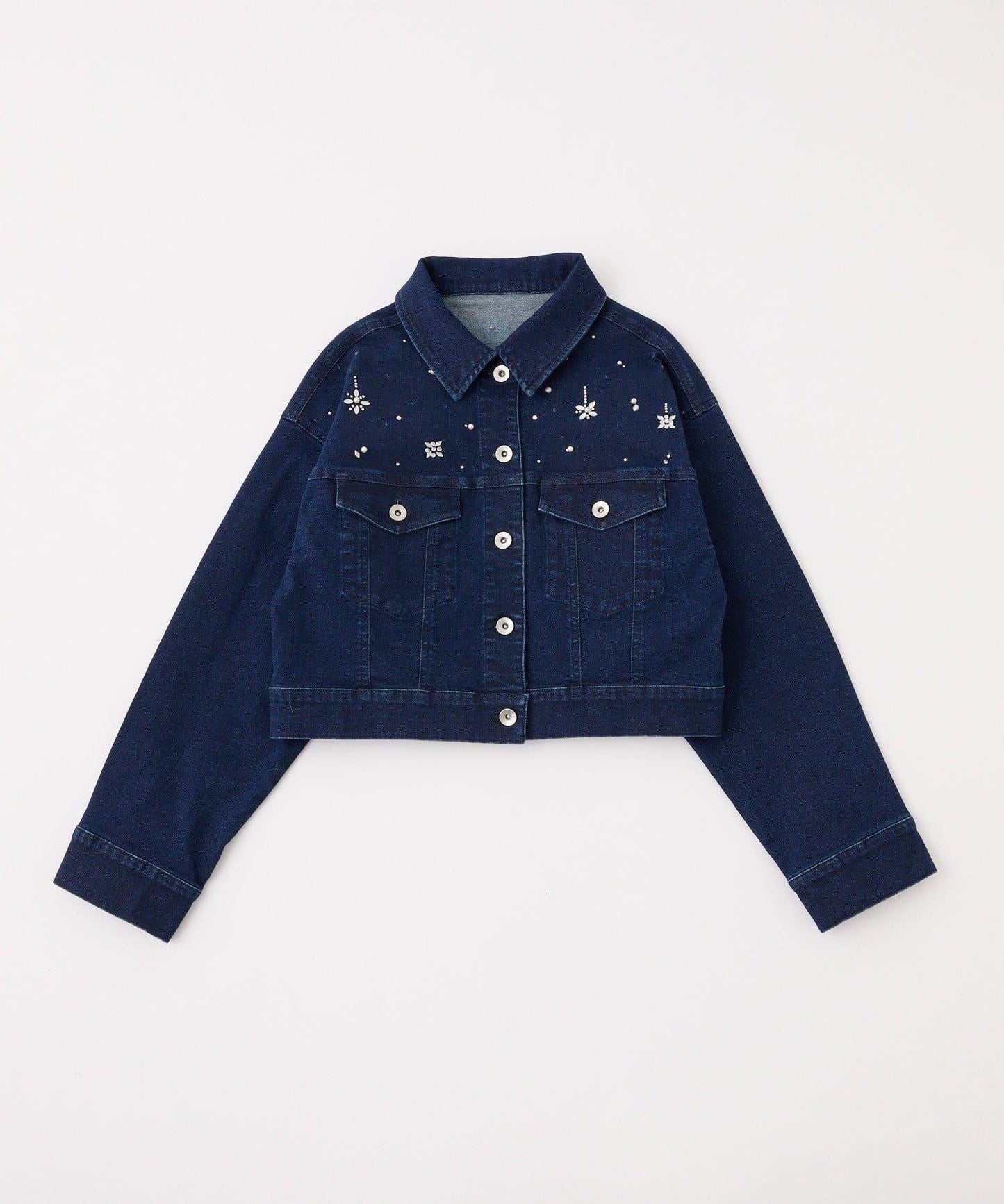 one after another 寶石裝飾 牛仔夾克