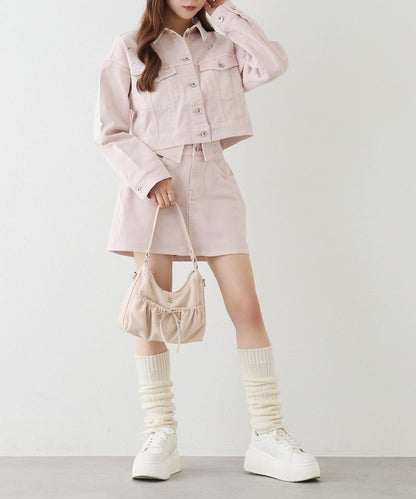 one after another 寶石裝飾 牛仔夾克