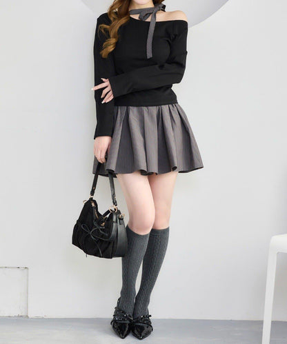 one after another 蝴蝶結領設計 上衣