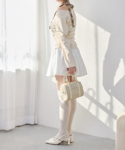 one after another 蝴蝶結領設計 上衣