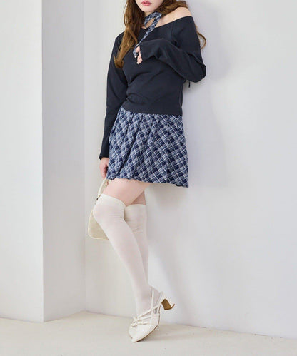 one after another 蝴蝶結領設計 上衣