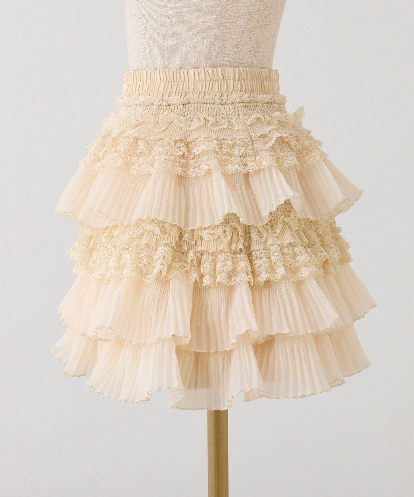 one after another 荷葉邊迷你半身裙