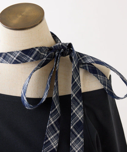 one after another 蝴蝶結領設計 上衣