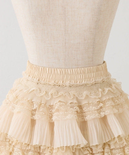 one after another 荷葉邊迷你半身裙