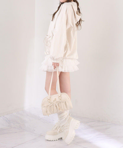 one after another 荷葉邊迷你半身裙