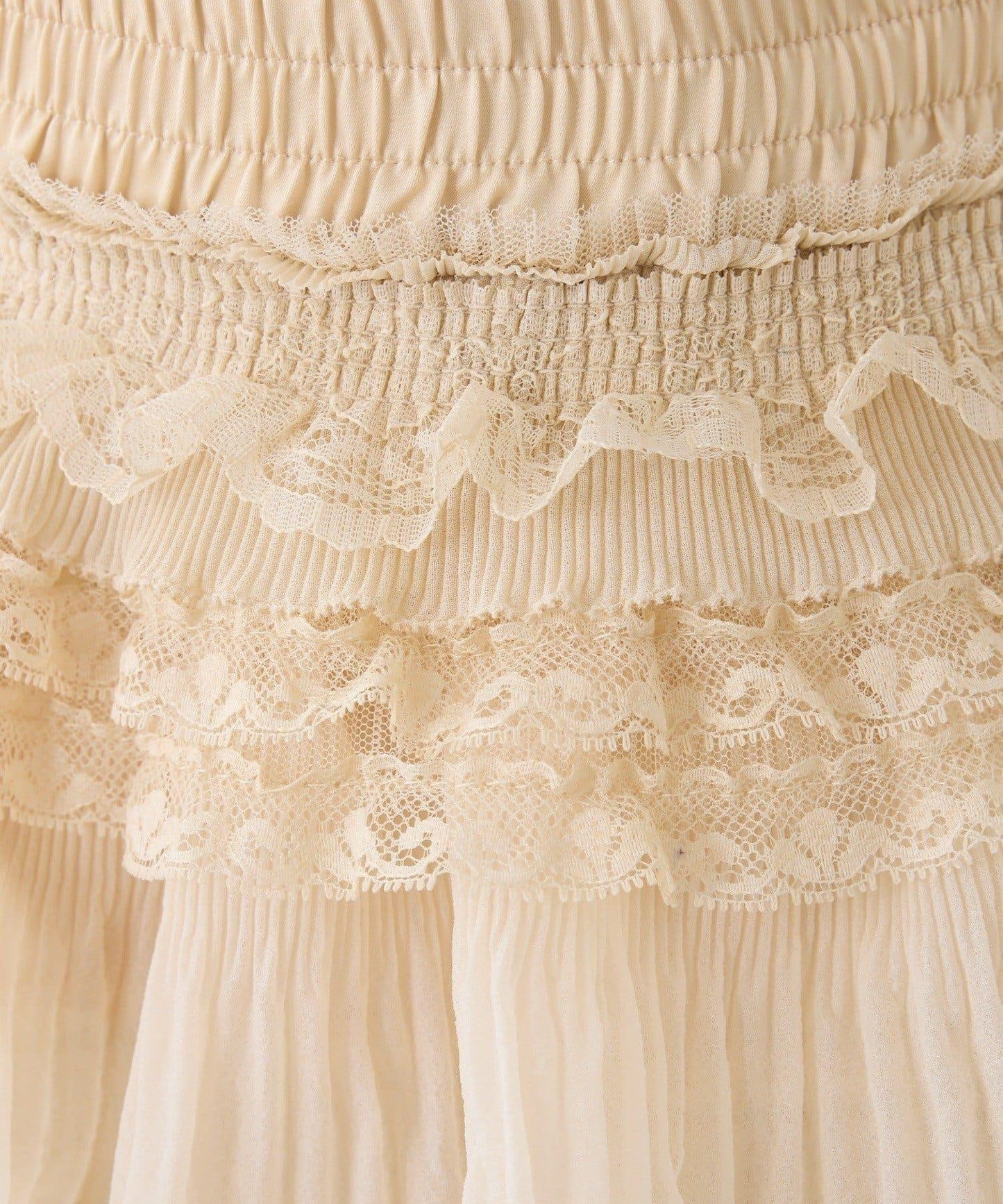 one after another 荷葉邊迷你半身裙