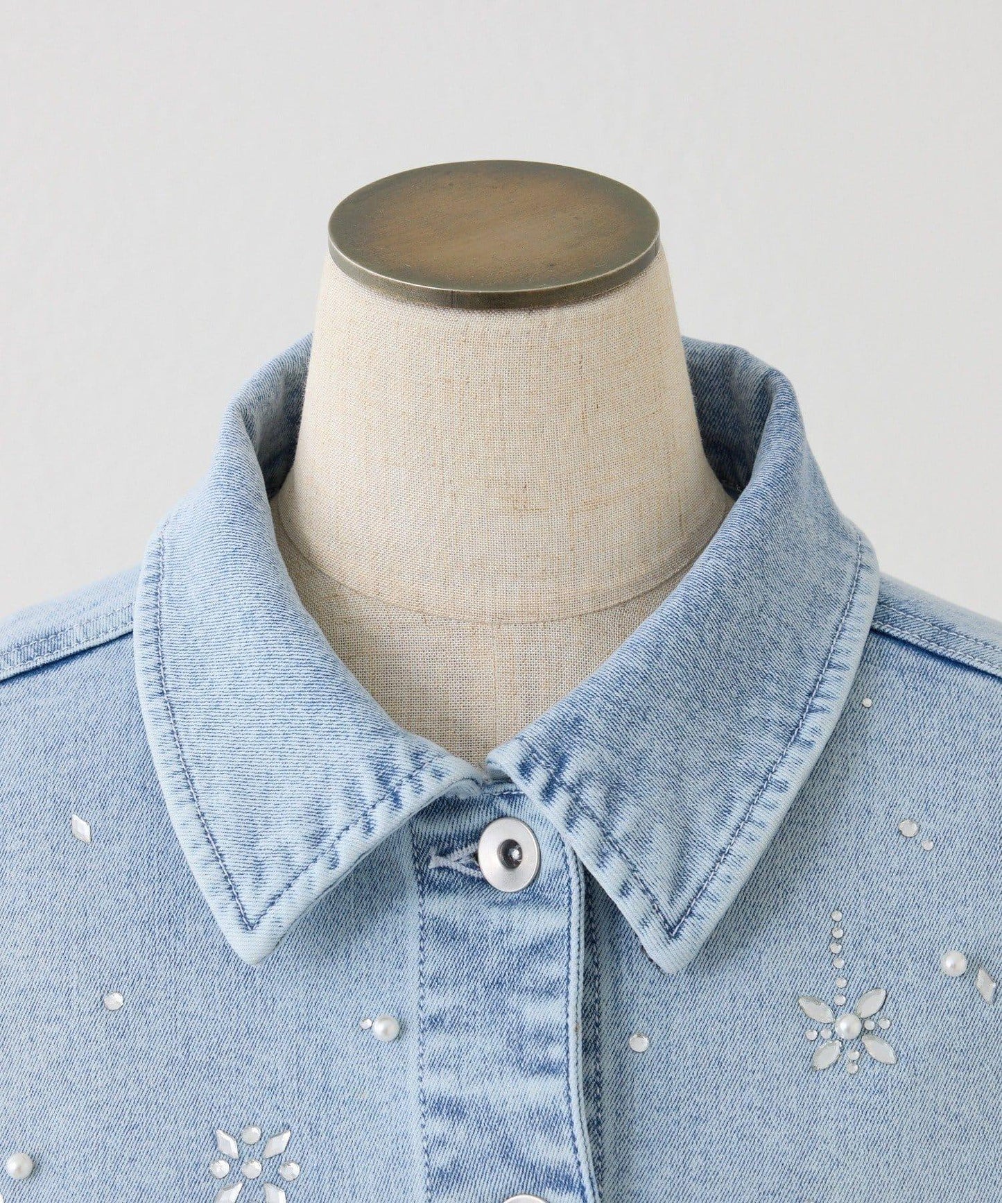 one after another 寶石裝飾 牛仔夾克