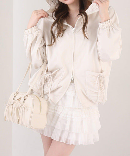 one after another 荷葉邊迷你半身裙