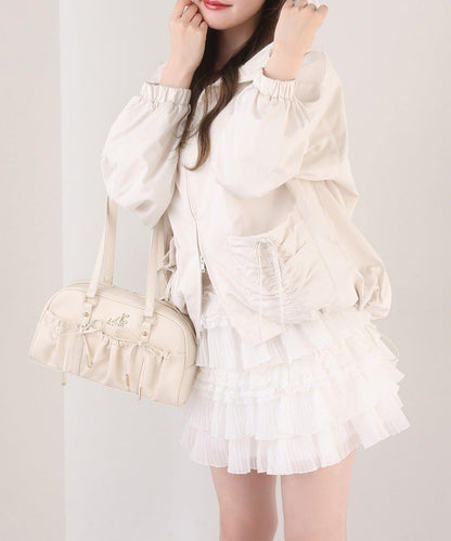 one after another 荷葉邊迷你半身裙