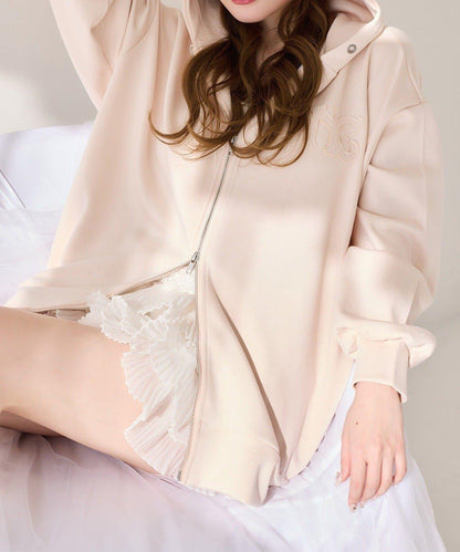 one after another 荷葉邊迷你半身裙