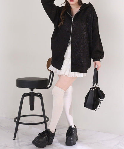 one after another 荷葉邊迷你半身裙