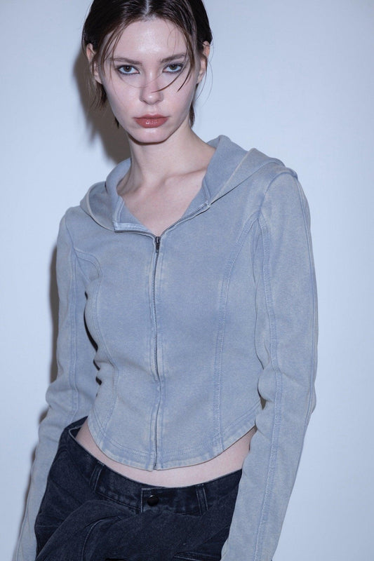 Corset zip 設計 上衣