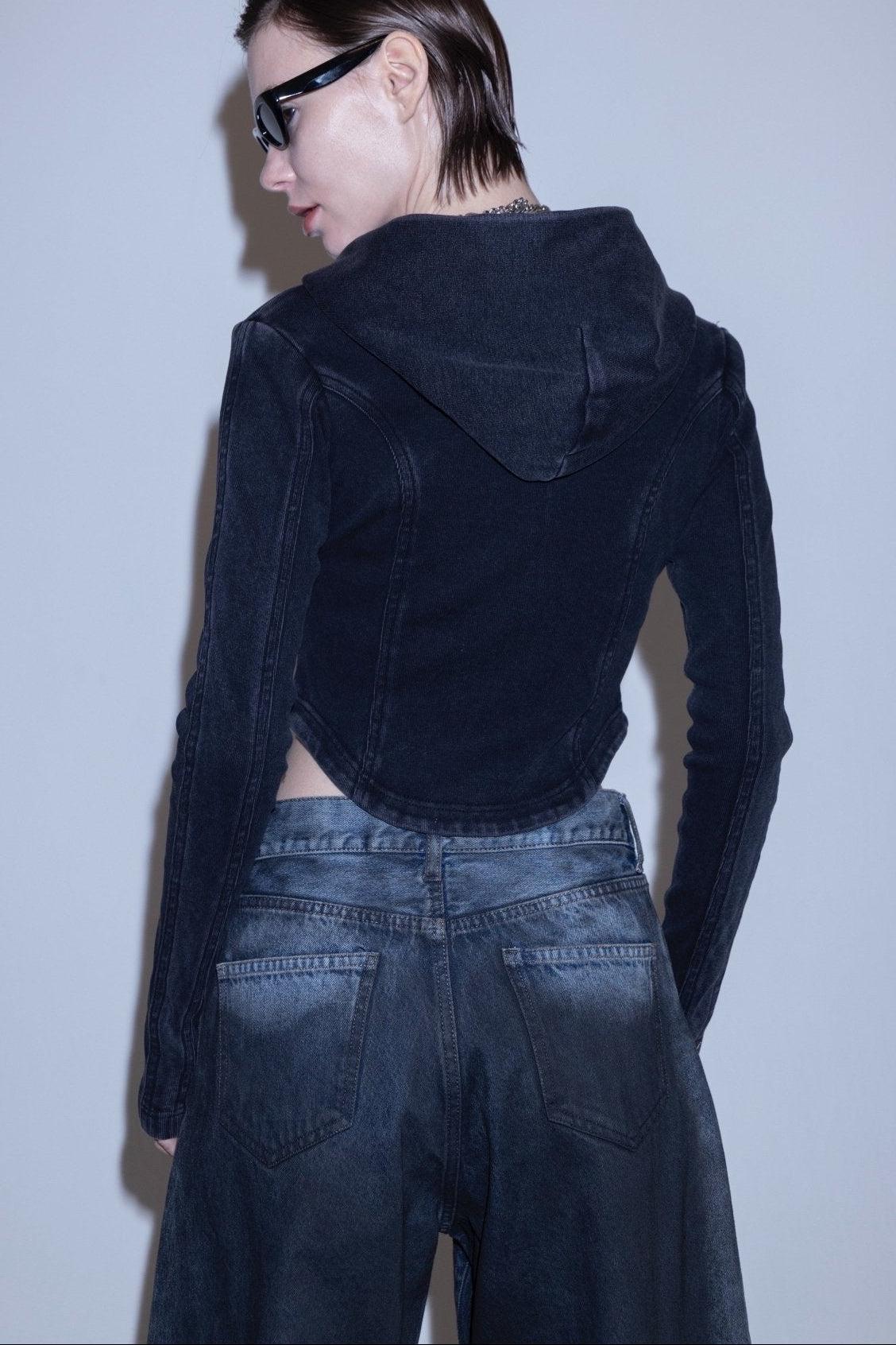 Corset zip 設計 上衣