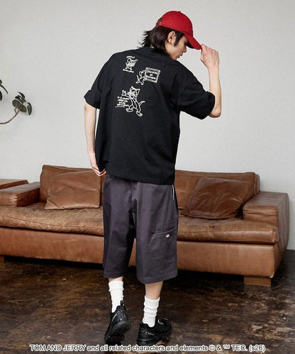 TOM AND JERRY（貓和老鼠） 圖案T恤