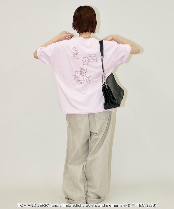 TOM AND JERRY（貓和老鼠） 圖案T恤