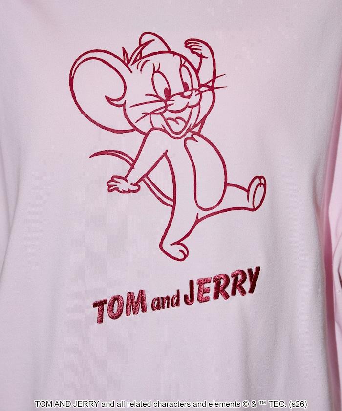 TOM AND JERRY（貓和老鼠） 圖案T恤