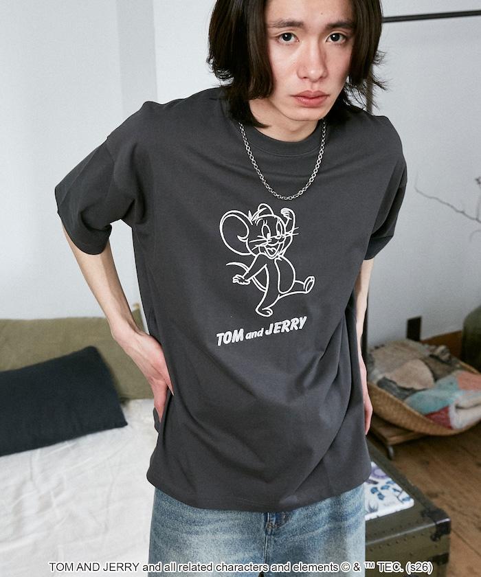 TOM AND JERRY（貓和老鼠） 圖案T恤