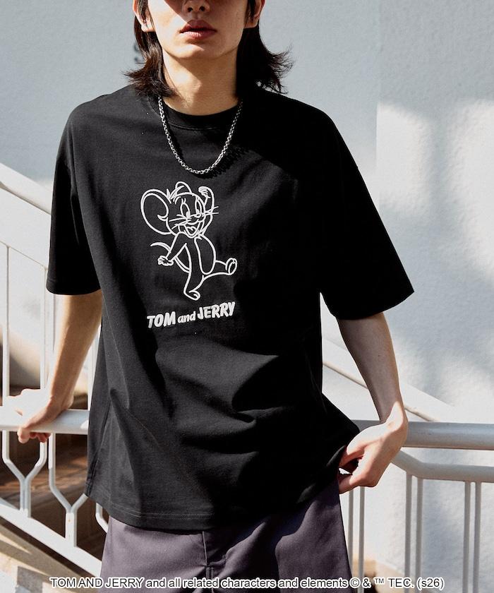 TOM AND JERRY（貓和老鼠） 圖案T恤