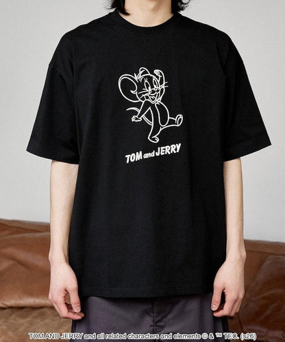 TOM AND JERRY（貓和老鼠） 圖案T恤