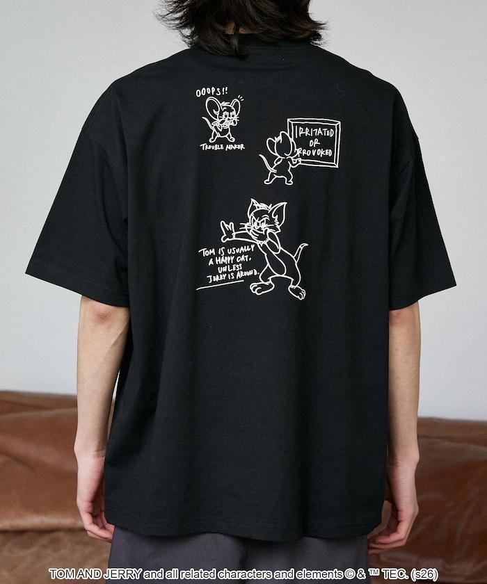 TOM AND JERRY（貓和老鼠） 圖案T恤