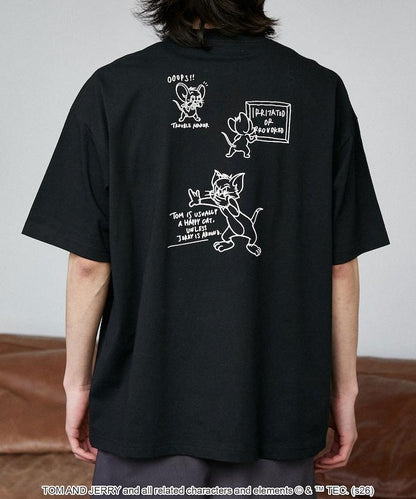 TOM AND JERRY（貓和老鼠） 圖案T恤