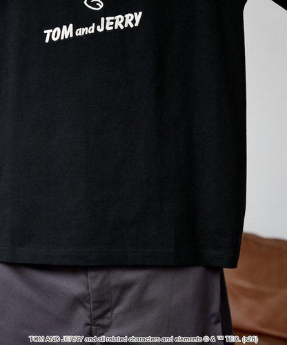 TOM AND JERRY（貓和老鼠） 圖案T恤