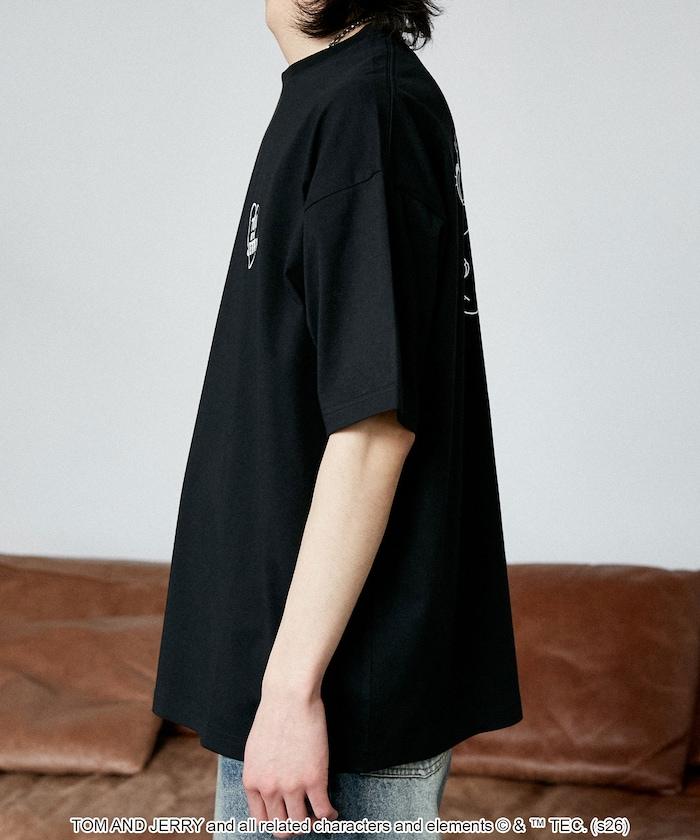 TOM AND JERRY（貓和老鼠） 心形圖案 功能性T恤