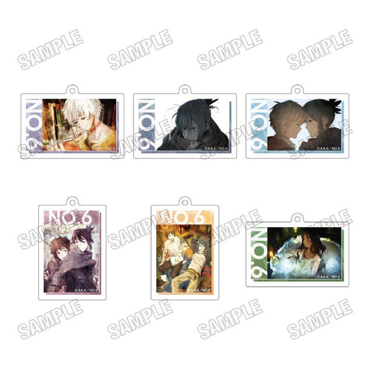 NO.6（NO.6） 亞克力鑰匙扣套裝 完整盒裝（6個入）