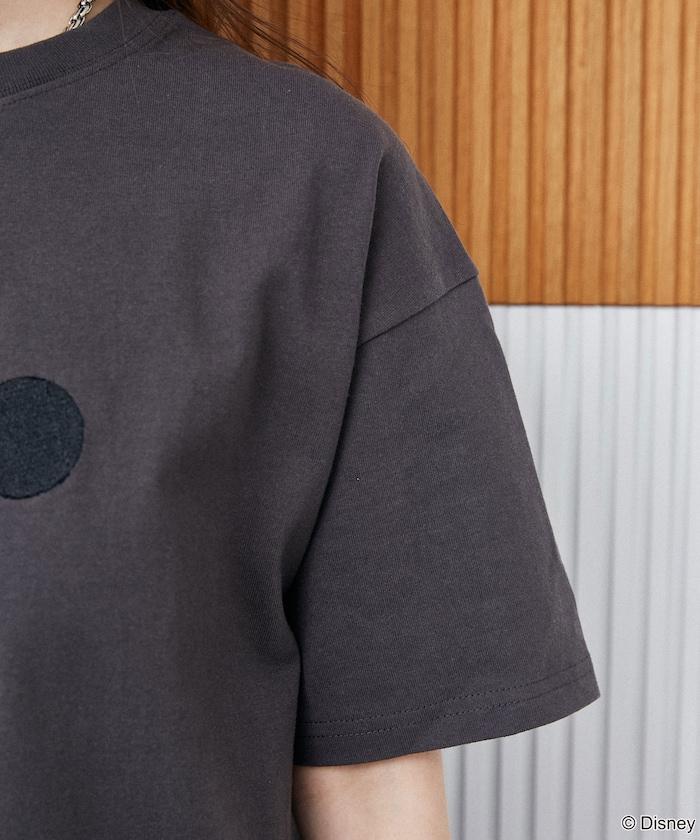 Minnie Mouse/ミニーマウス 豹紋拼接T恤