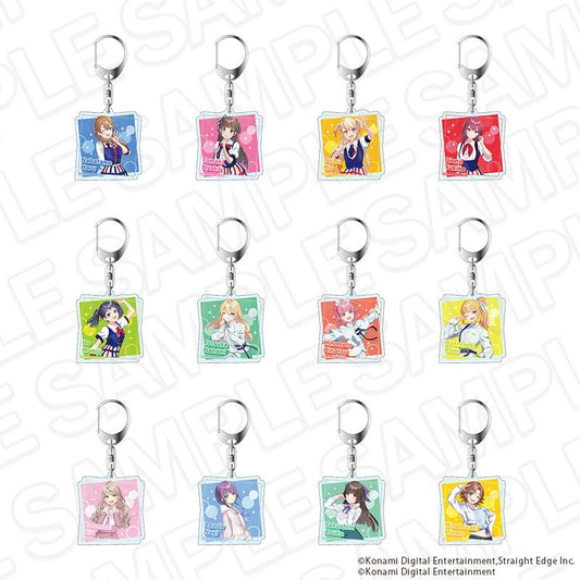 閃耀路標 全息亞克力鑰匙扣 隨機 A款 12個裝