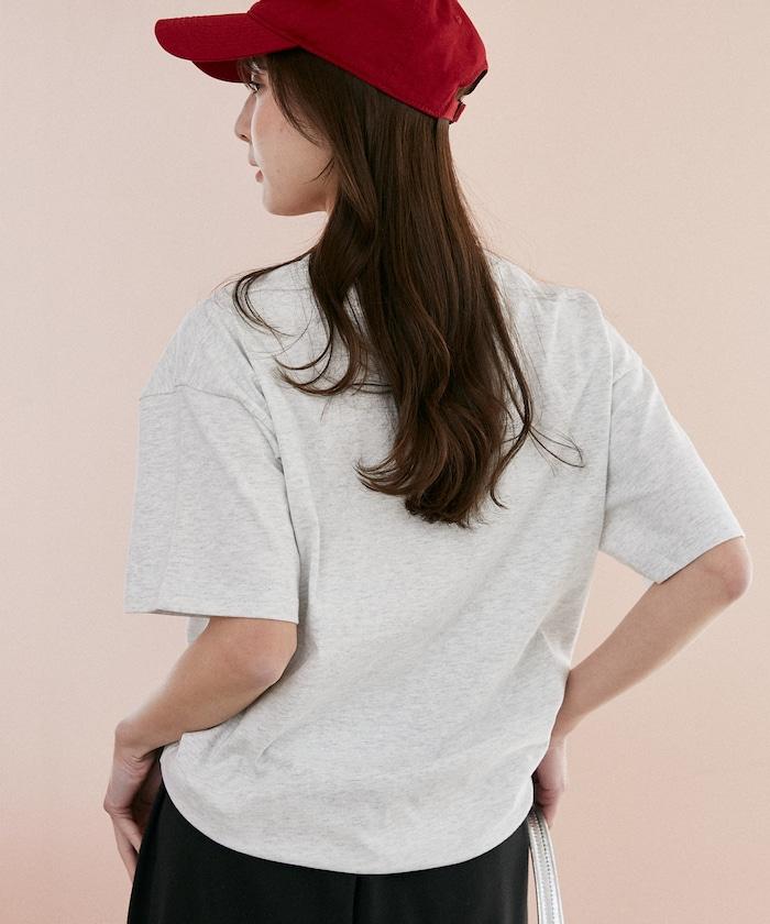 Minnie Mouse/ミニーマウス 豹紋拼接T恤