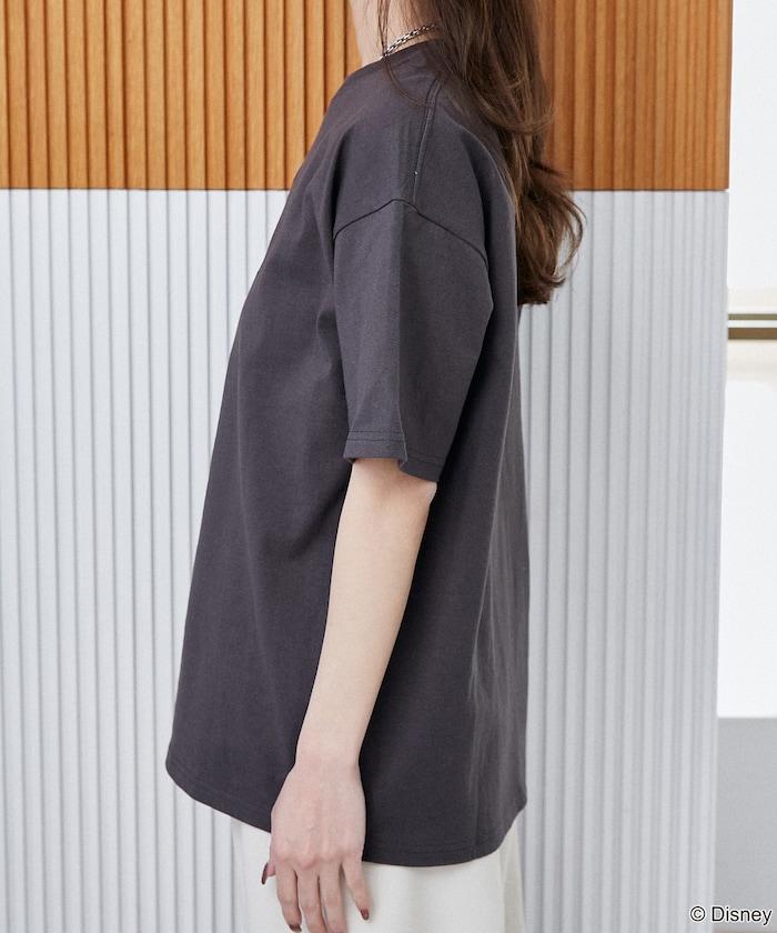 Minnie Mouse/ミニーマウス 豹紋拼接T恤