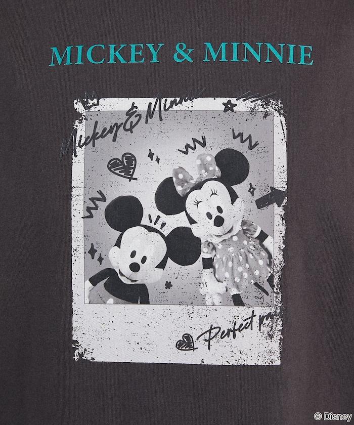 Minnie Mouse ミニーマウス 塗鴉風照片印花 T恤