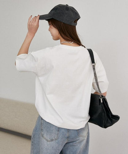 Mickey Mouse & Minnie Mouse（米老鼠和米妮） 相良刺繡 T恤