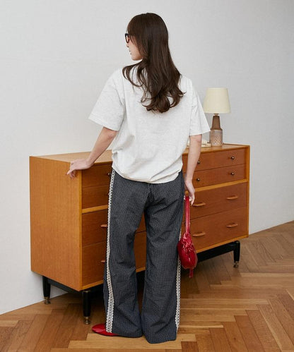 Mickey Mouse & Minnie Mouse（米老鼠和米妮） 相良刺繡 T恤