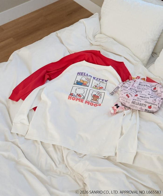 HELLO KITTY（凱蒂貓） 家居氛圍系列 長袖T恤