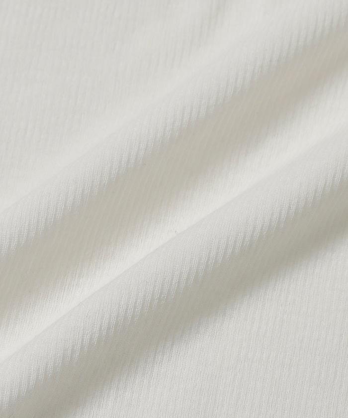 棉質羅紋長袖上衣 Cotton rib long sleeve top N26SS-C07