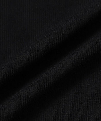 棉質羅紋長袖上衣 Cotton rib long sleeve top N26SS-C07