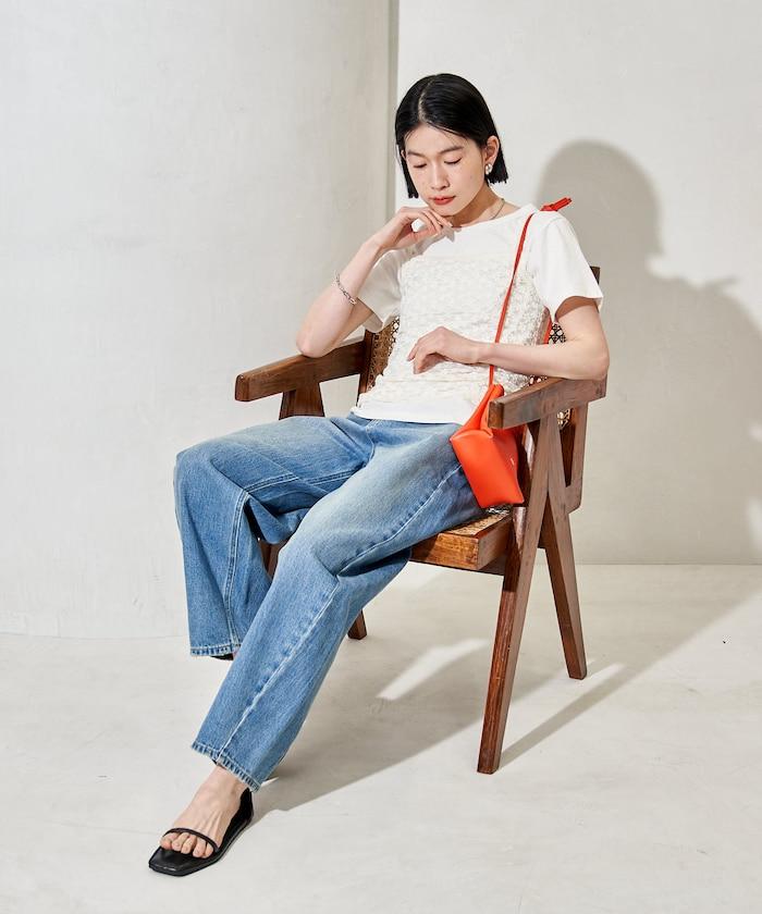 蕾絲吊帶T恤套裝