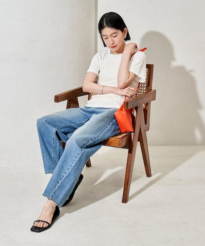 蕾絲吊帶T恤套裝