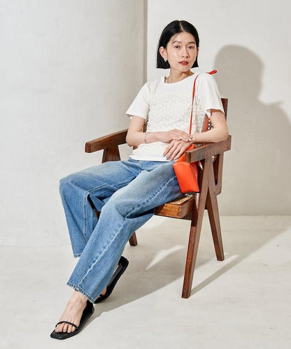 蕾絲吊帶T恤套裝