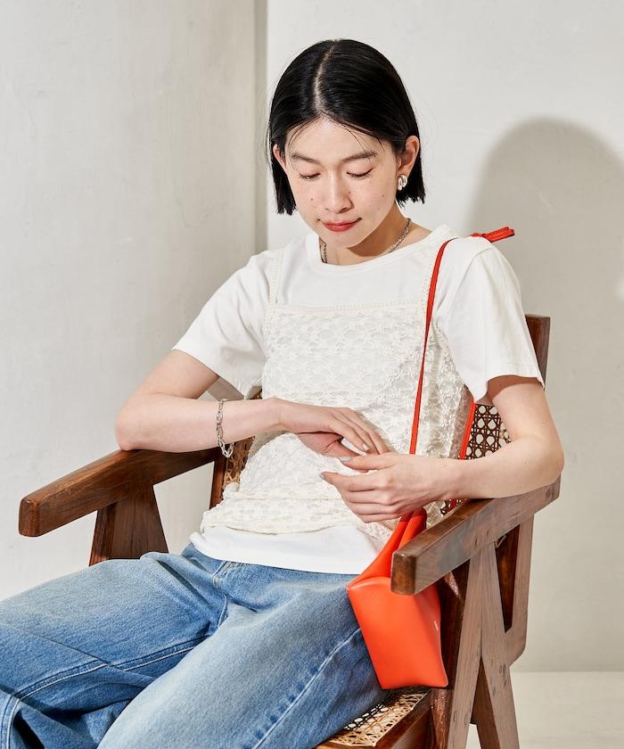 蕾絲吊帶T恤套裝